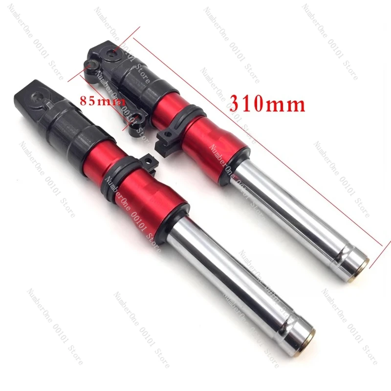 For Honda DIO 18 28 ZX34 35 Modified Front Fork Shock Absorption, 310mm Golden Outer Tube Fork for Scooter Suspension