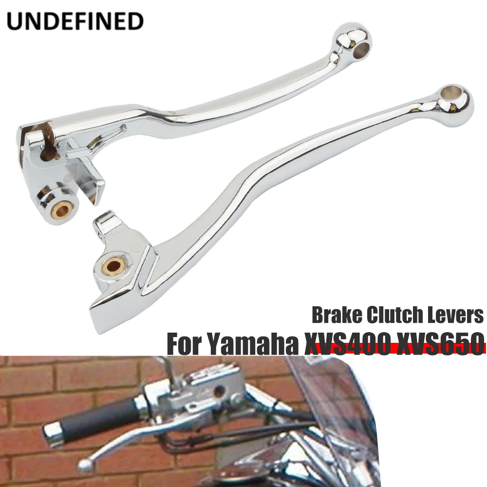 Brake Clutch Lever Hand Levers Left Right For Yamaha XVS400 1996-2002 XVS650 1997-2002 Dragstar XVS 400 650 Motorcycle Chrome