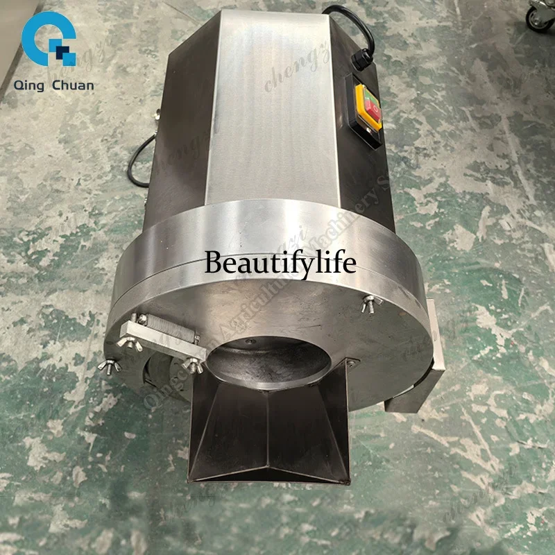 K182Multi-functional Ginger Shredding Machine 100-200㎏/h Commercial Spot Garlic Shredded Bamboo Shoots Ginger Shredding Machine