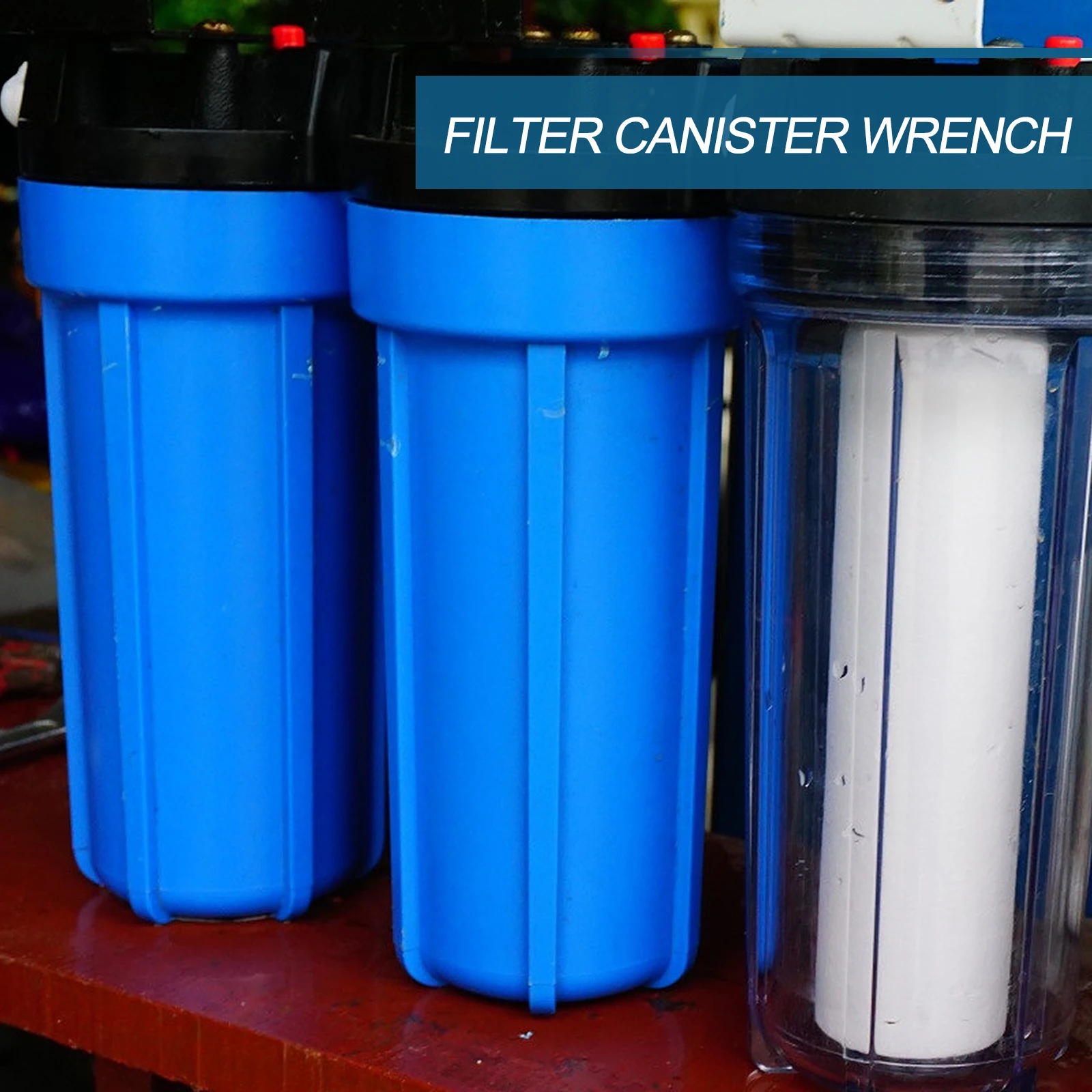 

3Pcs Filter Wrench Practical Housing Wrench for Quick Water Filter and Purifier Canister Disassembly Housing Spanner