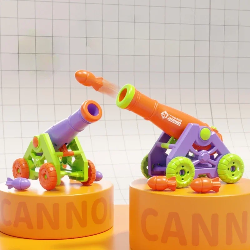 3D Gravity Carrot Cannon Toy Ejection Mortar Cannon Rocket Launcher Children Toy Stress Relief Desk Toys