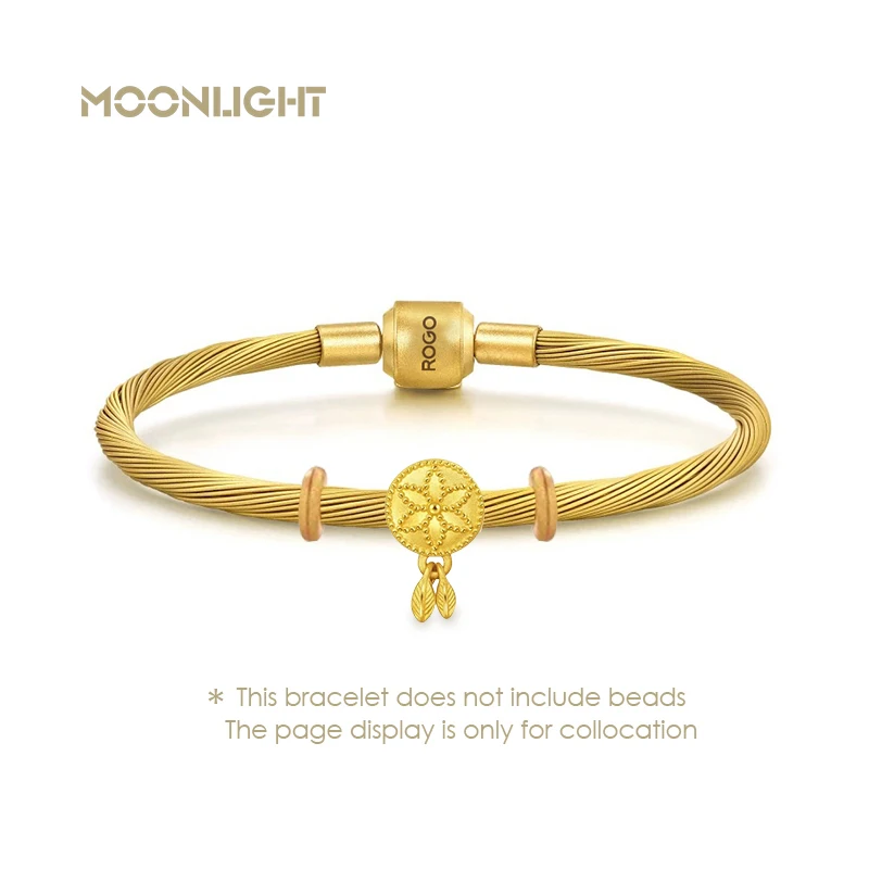 Classic Golden Color SangSang Button Charme Bracelets for Women Twisted Steel Wire Bracelet Female Fashion Jewelry Gift 9 Colors