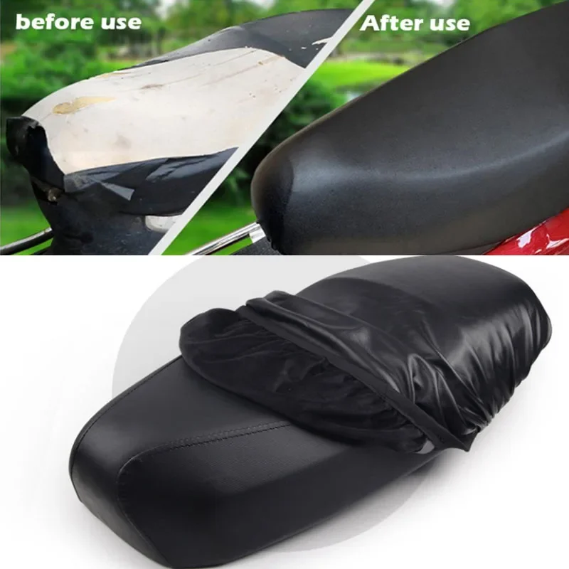 

Motorcycle Seat Covers Protector Autocycle Seat Cushion Waterproof Pu Leather Anti Scratch Cover Mats For Motor Electric Scooter