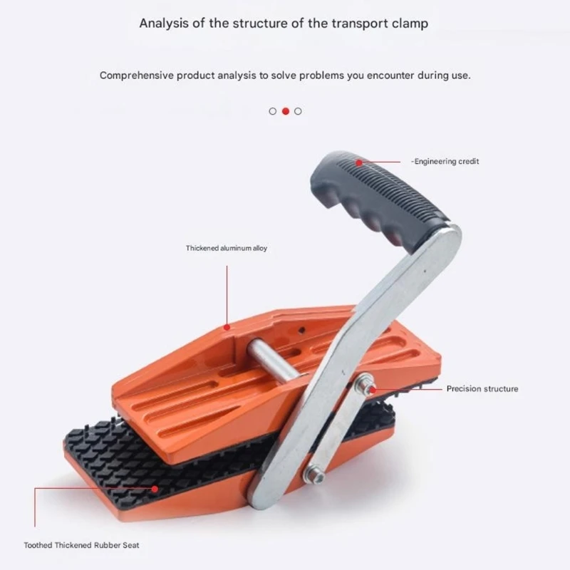  Double Handed Stone Panel Carry Lifter Tool Granites Carrying Clamp Lifting Tool