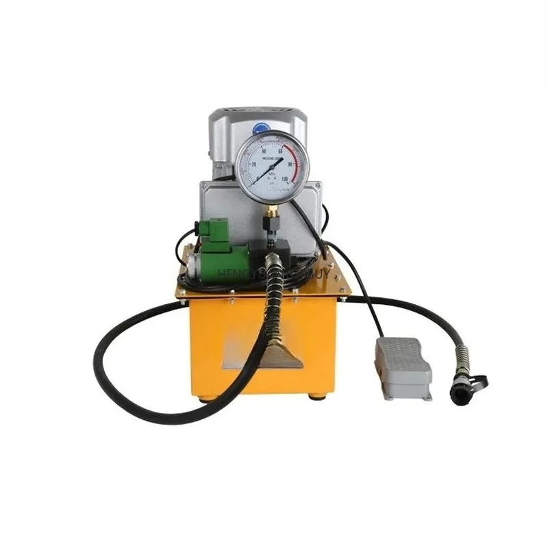 Ultra high pressure electric pump, high pressure oil pump, single circuit foot operated electric pump