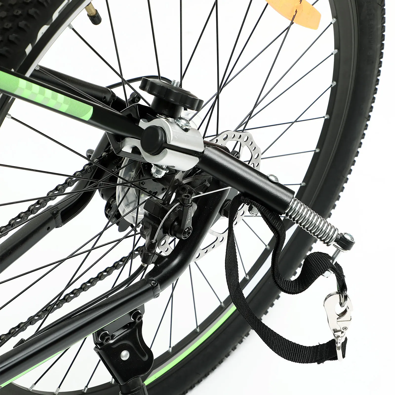 

1Pcs Bike Trailer Hitch Adapter Durable Aluminum Alloy Practical Use for Towing Kids Trailers No Tools Required