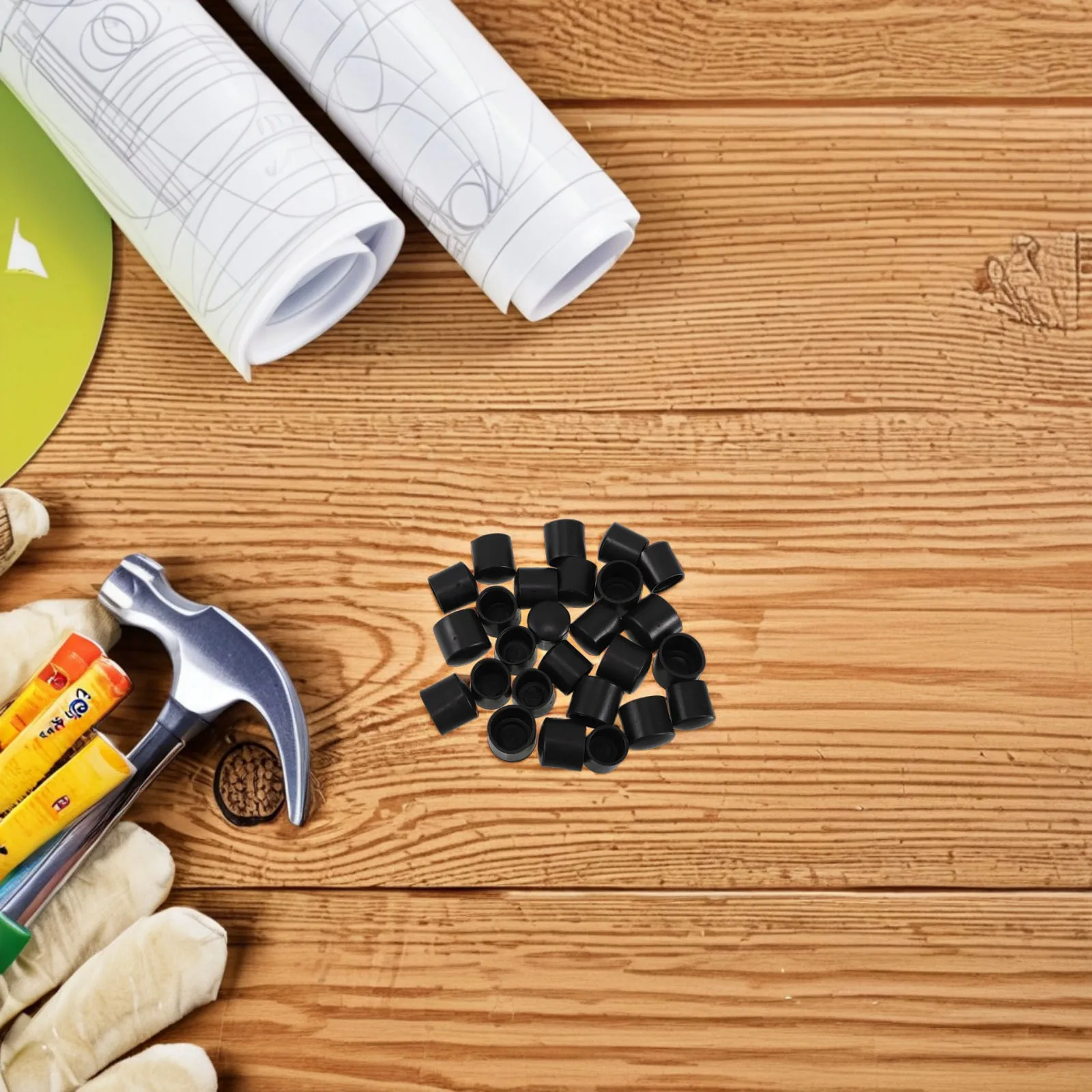 30Pcs Rubber Pipe Caps Round End Caps Assortment Kit Versatile Use Easy Install No Tools Needed Pipe Cap Rubber Cap Cover