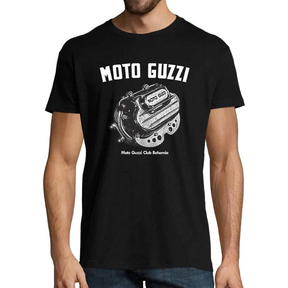 

2025 Fashion Men T Shirt Casual New Limited Moto Guzzi Racing Sport Logo Oversized T-shirt Graphic Cloth Streetwear Unseix Top