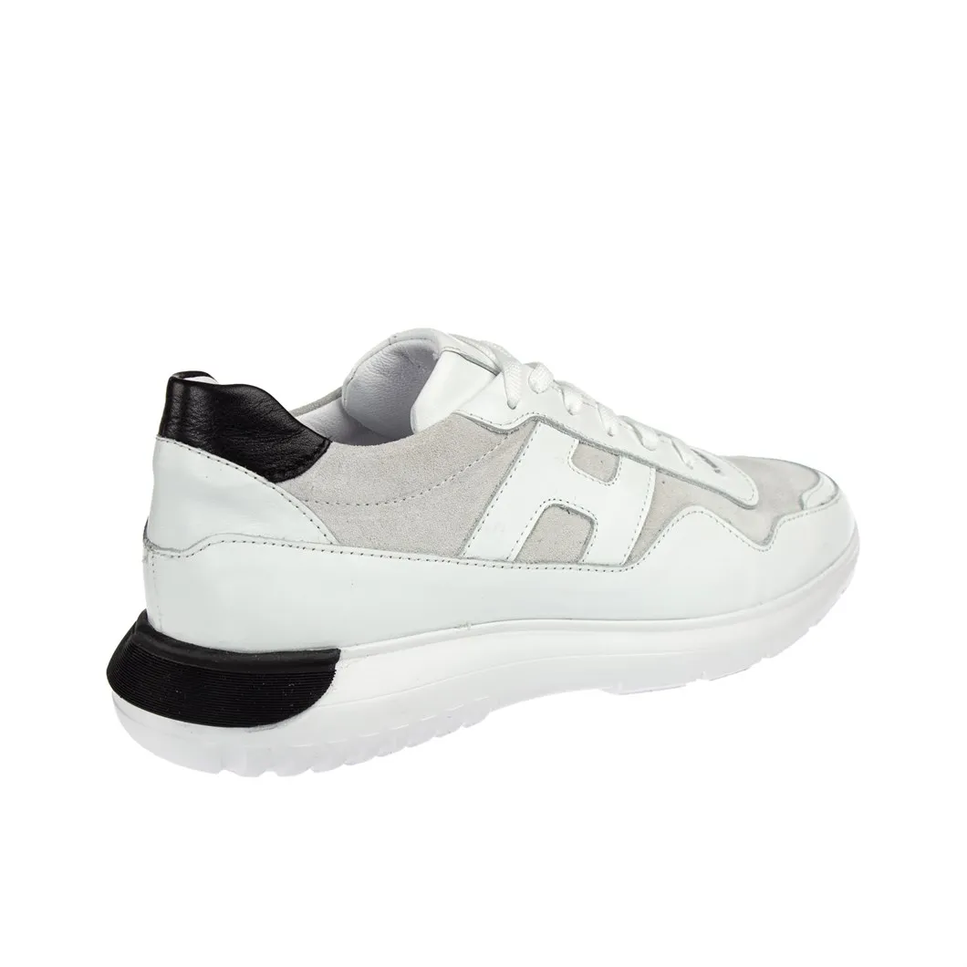 Sapatos de couro branco 064...