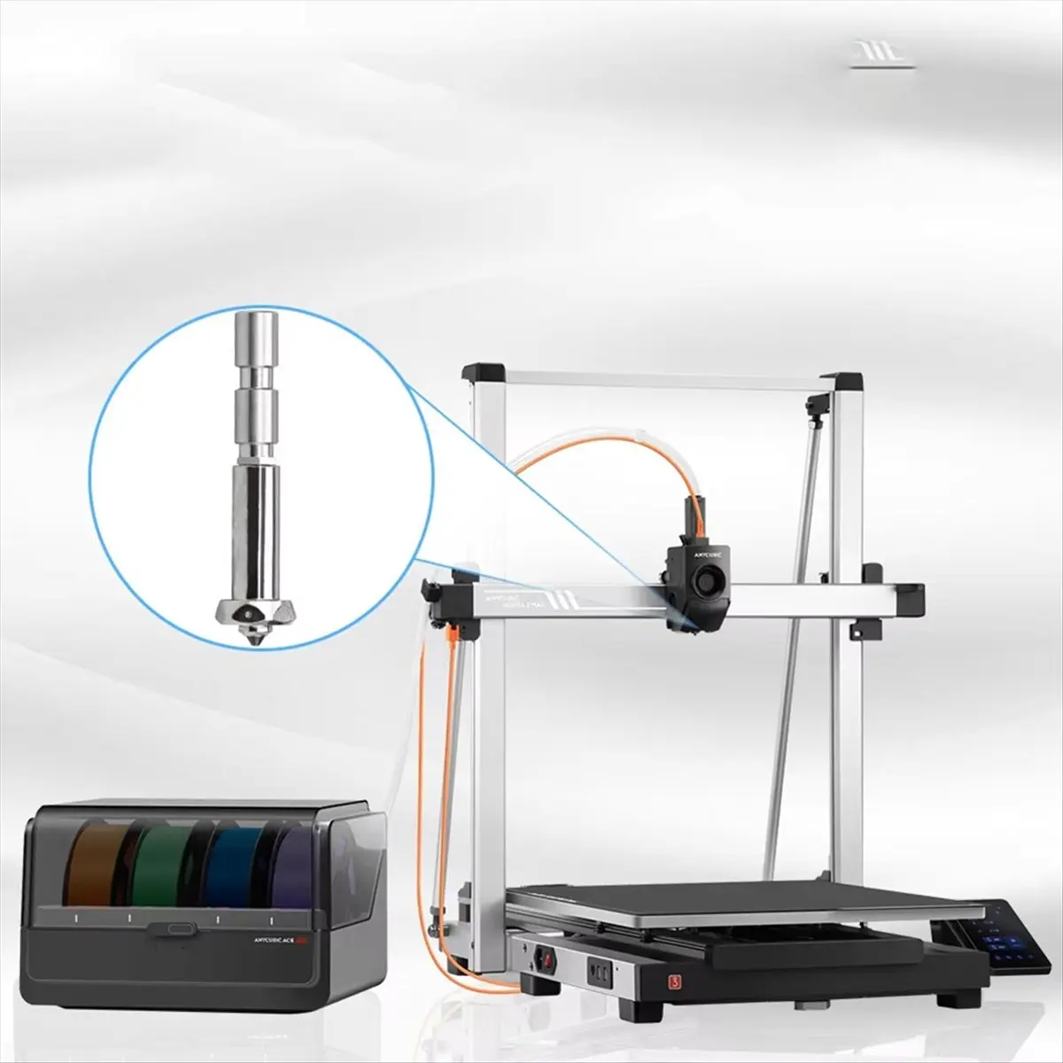 A75K For 3 Max Bimetallic Nozzle for 3 Max Combo Quick Swap Nozzle Hardened Steel 0.4mm 3D Printer Parts