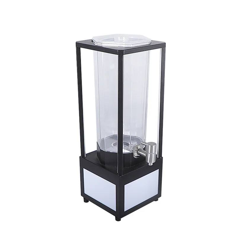 

Bar luminous iron frame Internet celebrities square cylinder party draft transparent beer keg faucet