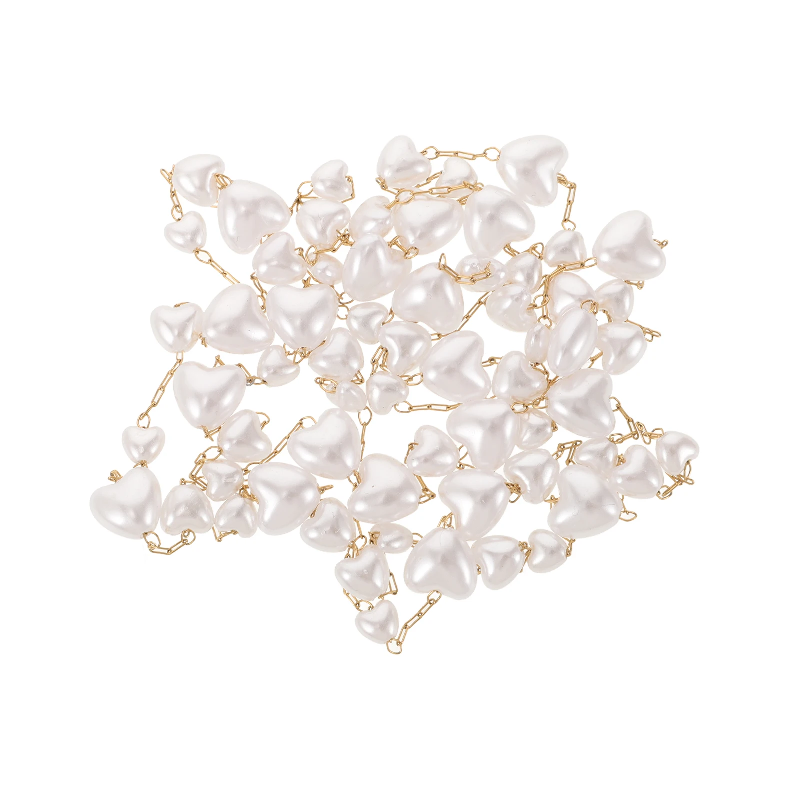 

Stainless Steel Faux Pearl Chain Jewelry Making Supplies Diy Bracelet Earring Materials Durable Adjustable Length Craft Bead