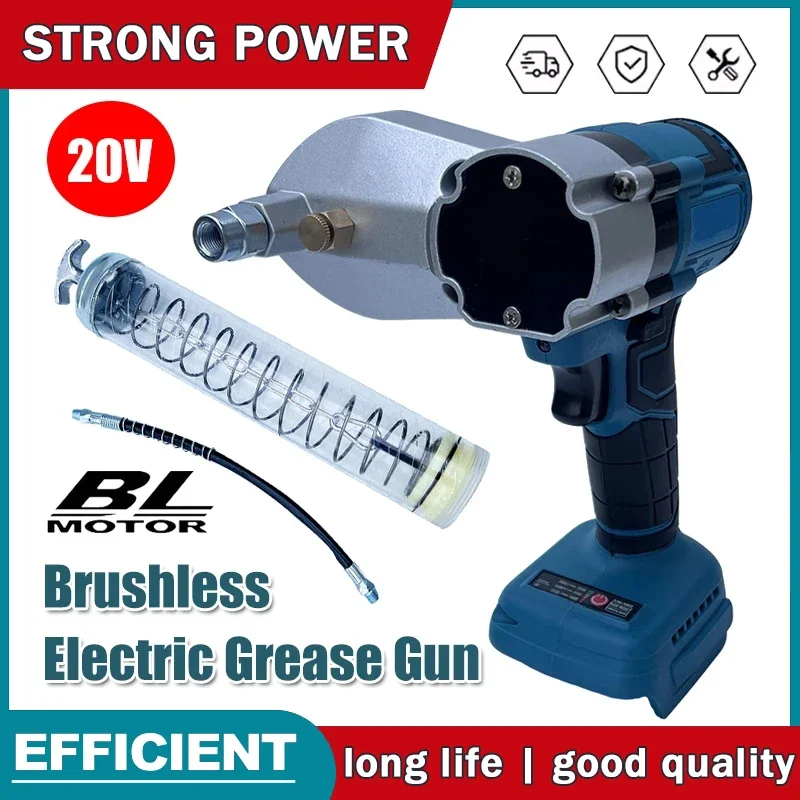 

Fit Makita Brushless Electric Grease Gun For 20V Battery High Pressure Lubricating Oil Injector Machine Grease Guns