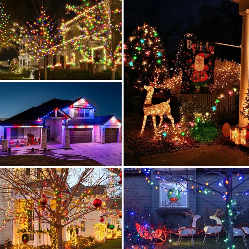 【B07R】Mini Żarówka LED Nietłukąca Plastikowa Do Dekoracji Świątecznych 25 SZTUK Wielokolorowe Świeczki Na Imprezę, Do Obrzeży Dachu, Do Ogrodu