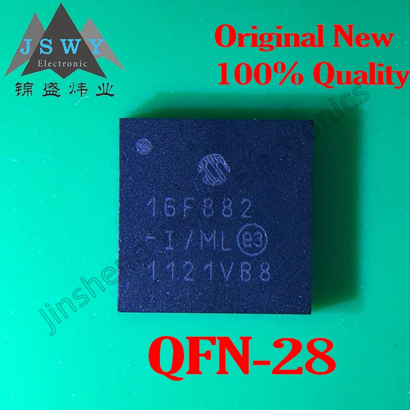 5-30PCS PIC16F882-I/ML Screen Printing 16F882 SMD QFN28 Microcontroller 100% Brand New Original Stock Free Shipping