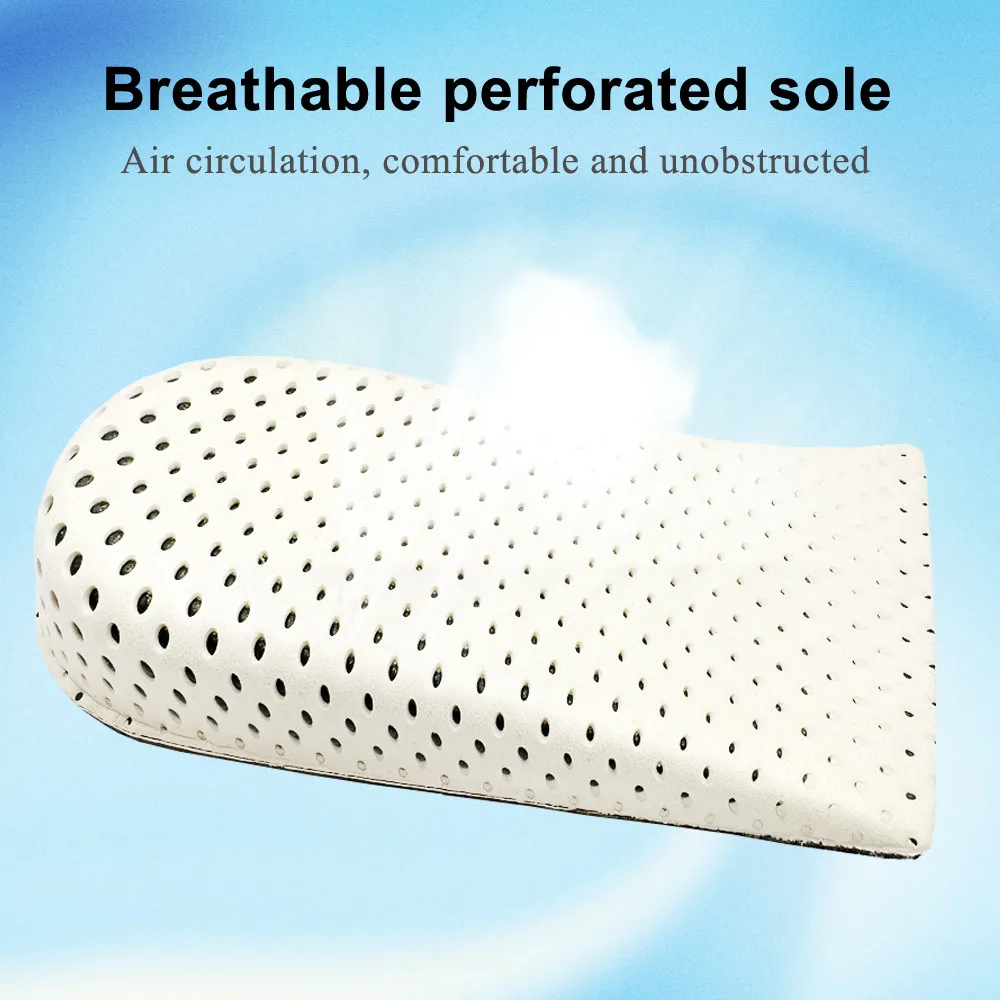 Invisible Height Increase Insole Unisex 2-5CM Half Heel Shoe Insoles Breathable Ultra Light Elevated Sports Shoes Pad Cushion