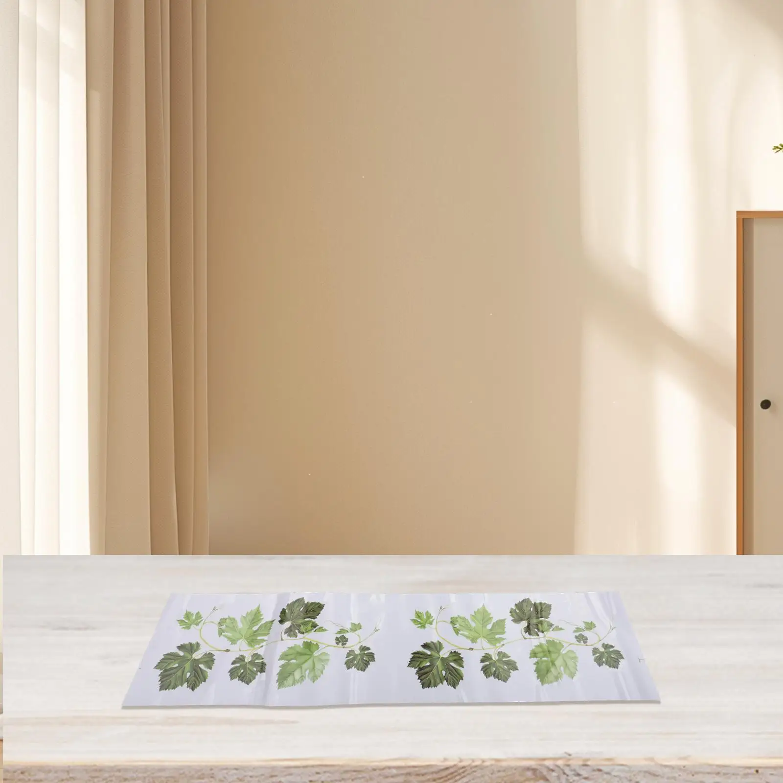 Furniture Wall Sticker Green Leaf Ornament PVC Room Vine Corner Decoration Elements Parts Supply Useful Brand New