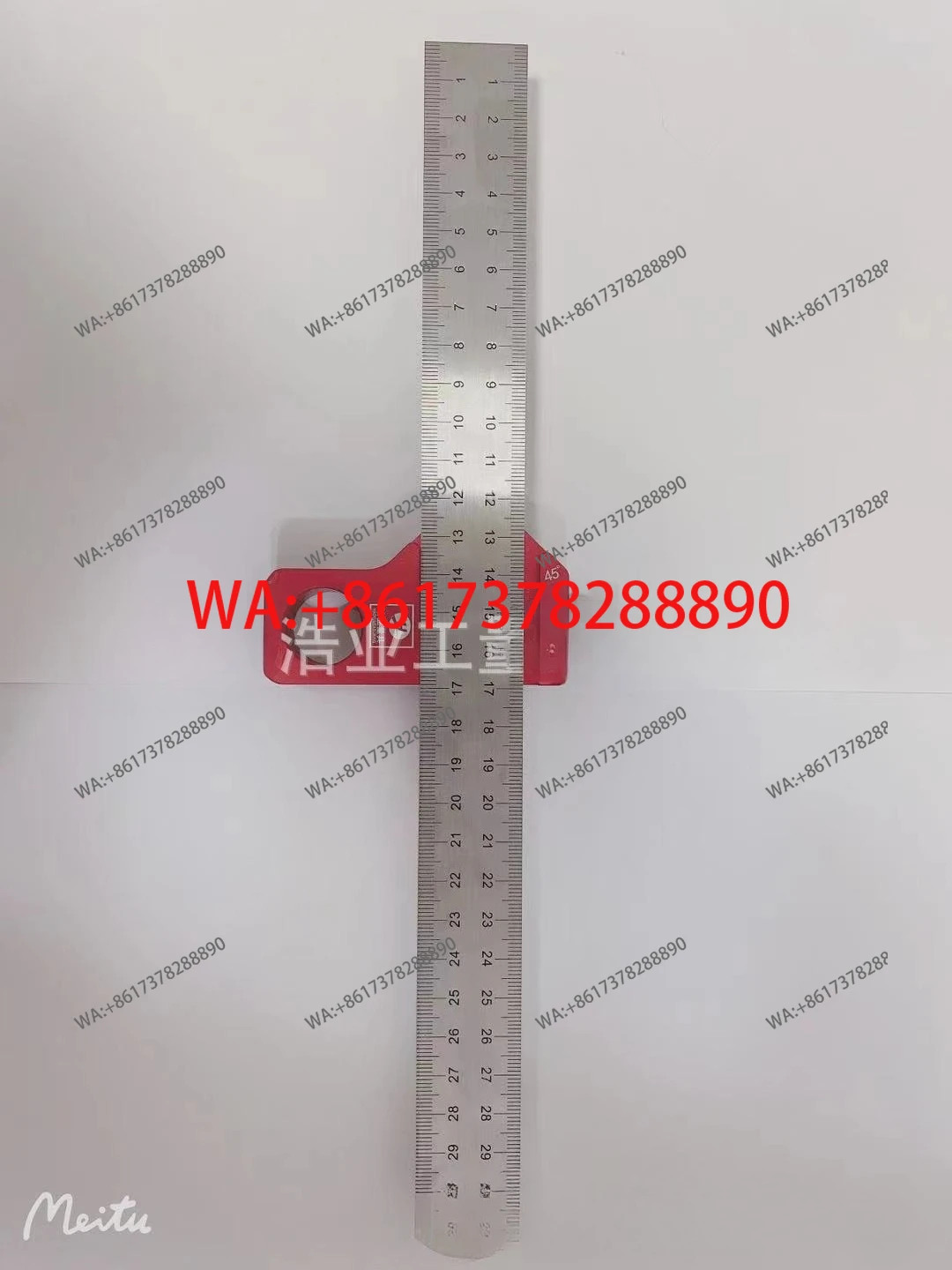 Woodworking marking ruler 45 degrees 90 degrees woodworking positioning ruler, magnetic positioning block