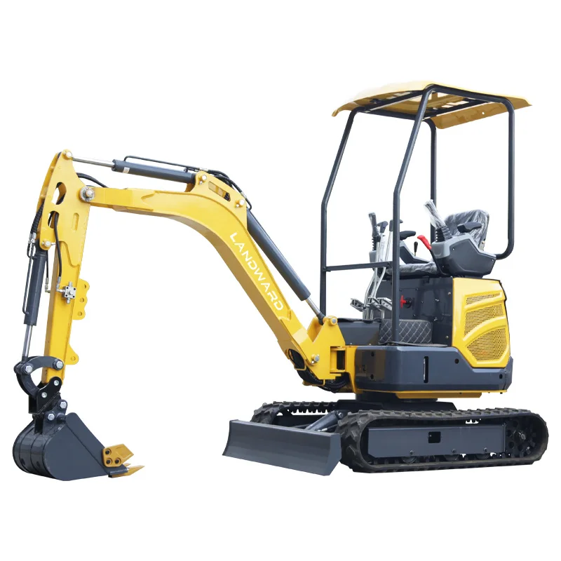 Made In China Small Crawler Excavator 1.8 Ton Fast Delivery Farm Use Trencher 1.2 Ton High Quality Mini Digger Euro 5 Customized