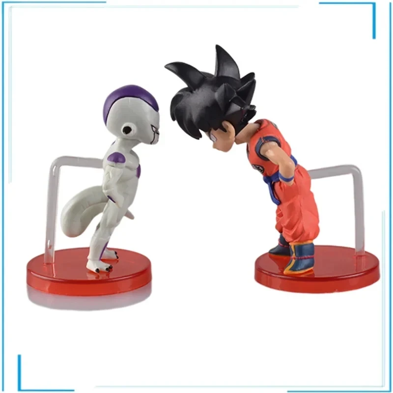 

Dragon Ball Son Goku Frieza Look At Each Other Genuine Anime Figures Japanese Anime Different Style Models Kids Brinquedos