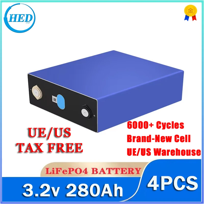 CATL 3.2v 280Ah lifepo4 battery 3.2V Cells for diy 12v 24v 48V e-bike e-scooter power tools Battery pack