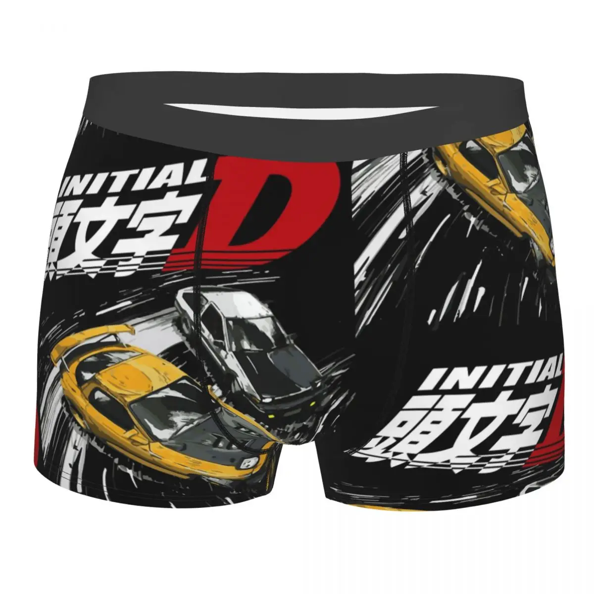 Initial D Mountain Men Boxer Briefs Underwear AE86 Highly Breathable Top Quality Birthday Gifts