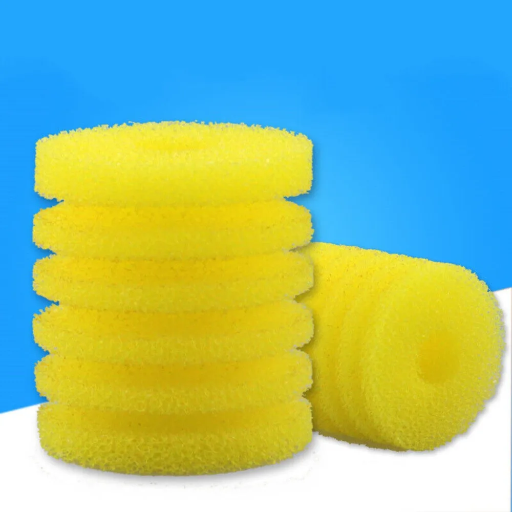 Replacement Biochemical Internal Filter Sponge Fish Tank Aquarium Filter Accessories Air Pump Tools Cylindrical Filter Cotton