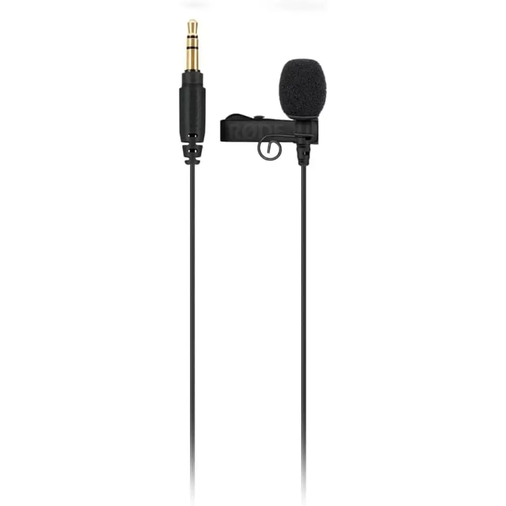 Professional Wearable Lavalier Microphone, Black