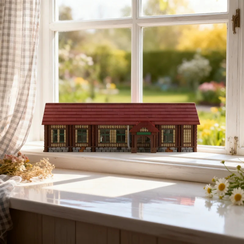 4561pcs MOC National Park Ranger Station City Model Building Blocks Creative Display Gift Collectible Decor Kids Premium Adult