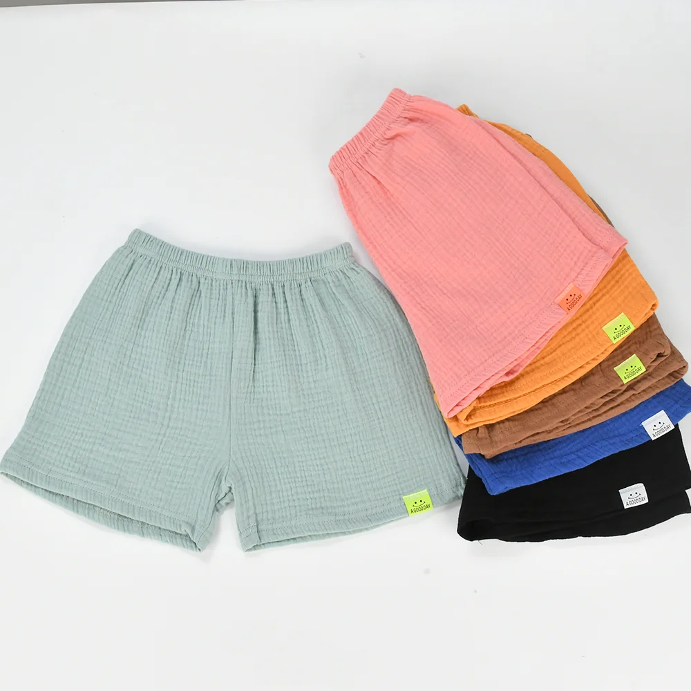 

Kids Casual Shorts Beach Outing Soft Breathable Cotton Loose Summer Kids Size