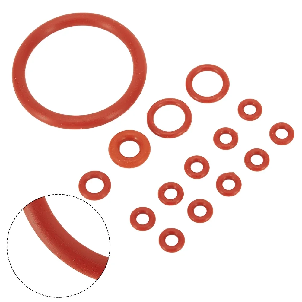 15pcs Silicone O-Ring Gasket For Saeco For Gaggia Coffee Machine Silicon Rubber Sealing O-Ring Nozzle Seal Gasket