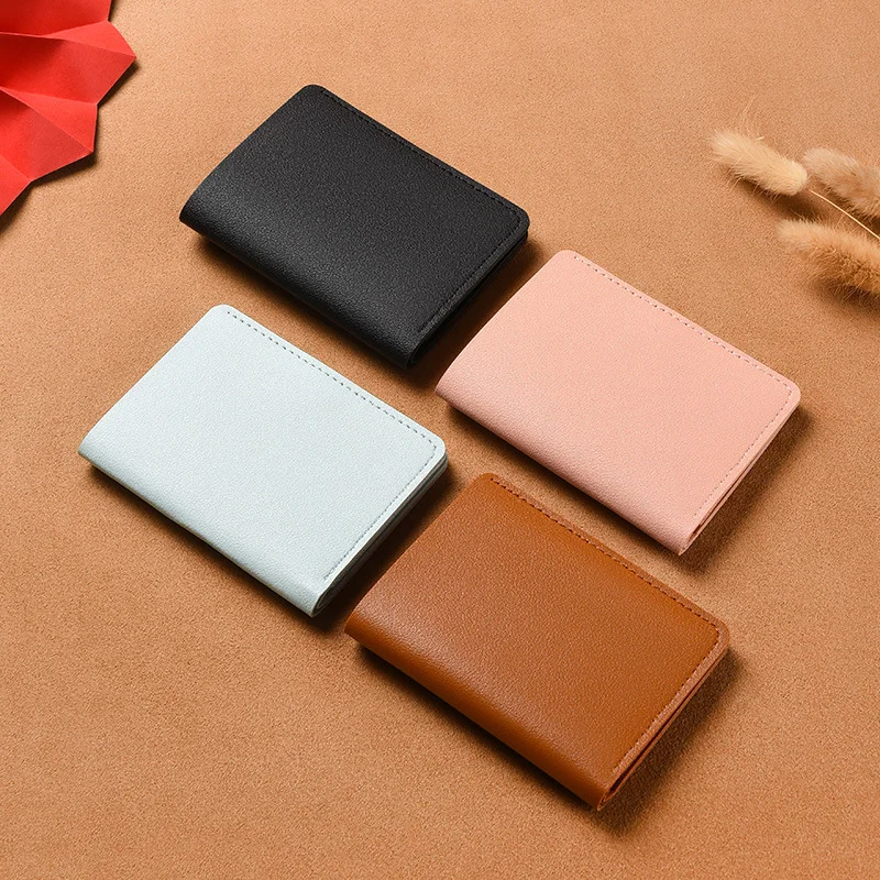 2026 New Women Wallet, Minimalist Foldable Snap Coin Purse, Driving License Card Holder for Female Students