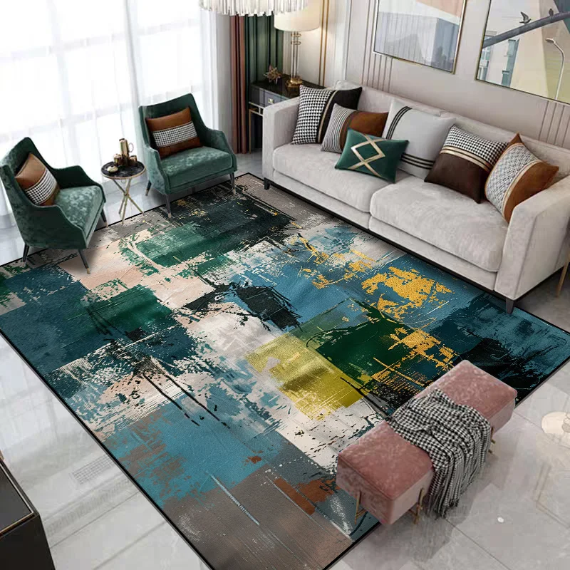 

Abstract Style Large Carpet in The Living Room Modern Cloakroom Non-slip Rugs Home Decor Room Floor Mats Customizable Washable