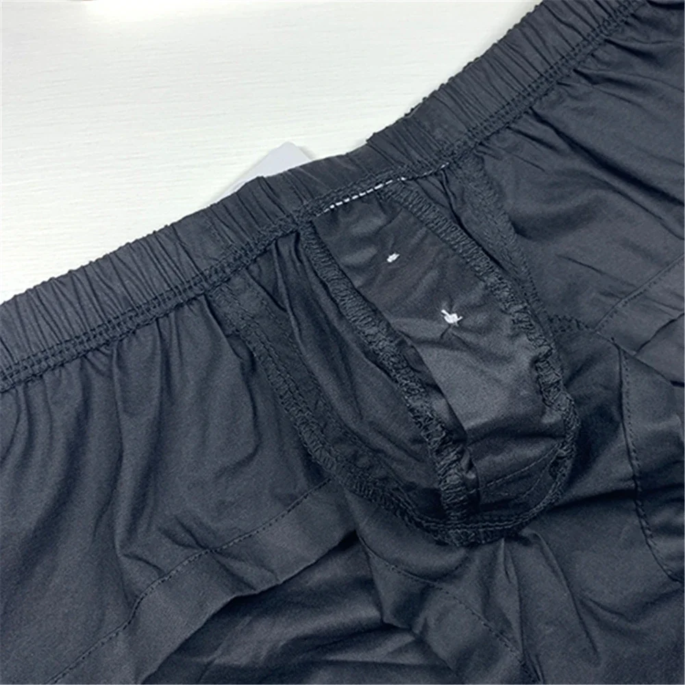 ملابس داخلية رجالية بزاوية مسطحة، قطن متوسط الخصر ومنخفض، لون متباين، حقيبة مرتفعة على شكل حرف U، مثيرة #5