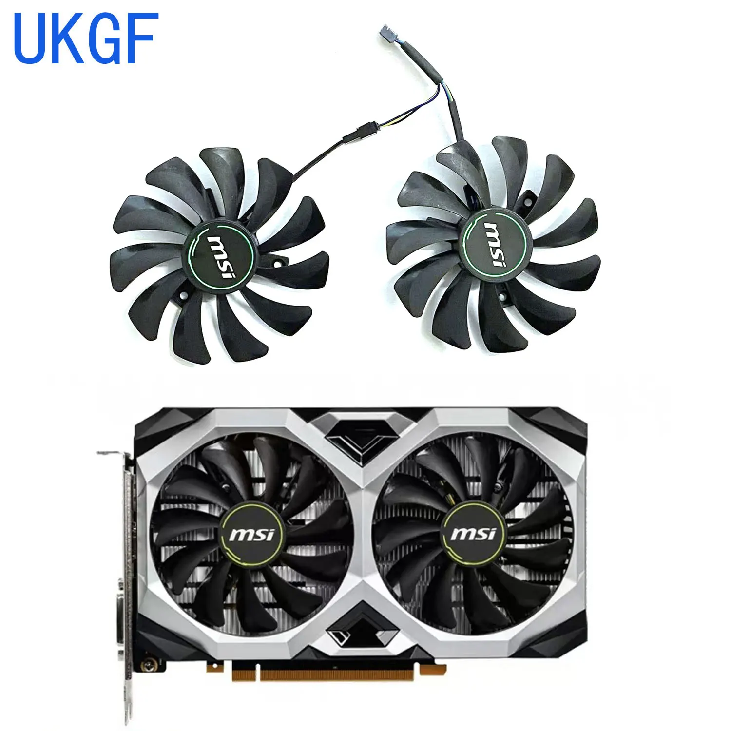 

Brand new 85MM 4PIN HA9010H12F-Z RTX2060 GPU fan for MSI GeForce RTX2060 GTX1660 1660ti VENTUS XS V1 Wantushi graphics card