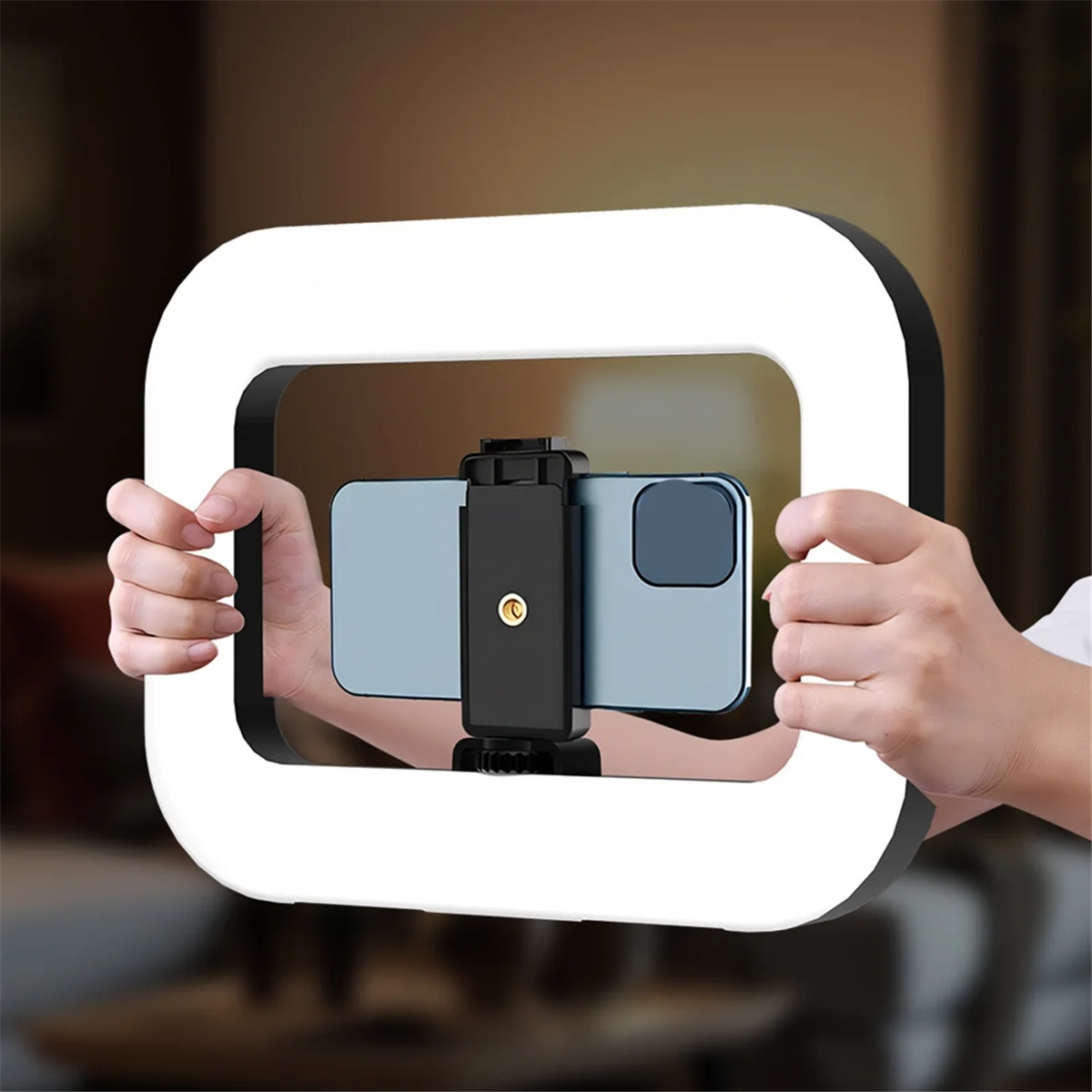 T36C LED Ring Lighting Photography Rechargeable Selfie Light, Portable Mobile Phone Live Video, Makeup Studio Fill Light