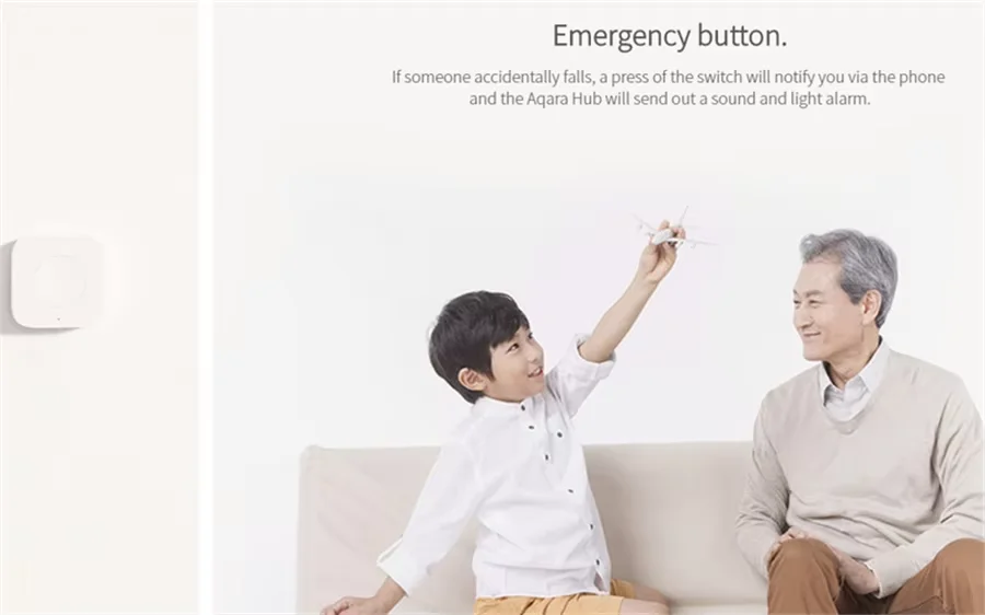 Aqara Sensor Smart Wireless Mini Switch Zigbee One Key Control Button for Homekit Xiaomi Mihome Smart Home Security