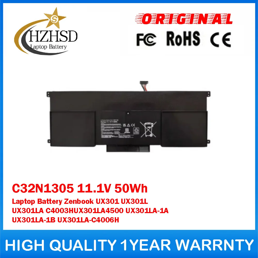 

C32N1305 11.1V 50Wh Genuine Original Laptop Battery For ASUS Zenbook UX301 UX301L UX301LA C4003HU UX301LA-1A\1B UX301LA-C4006H