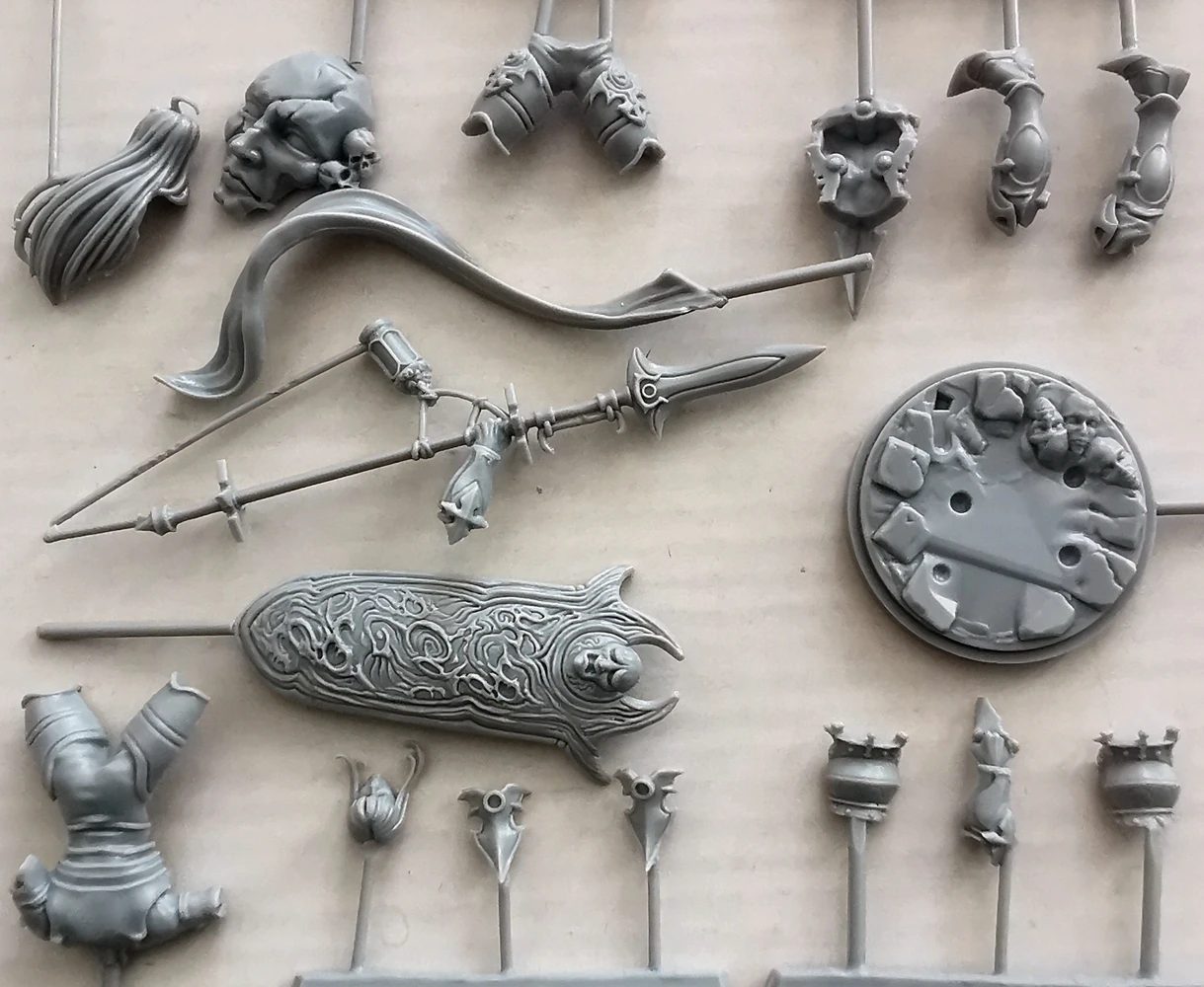 Resin kit heavy infantry 75 mm Unassembled Sculpture for Hobbyists