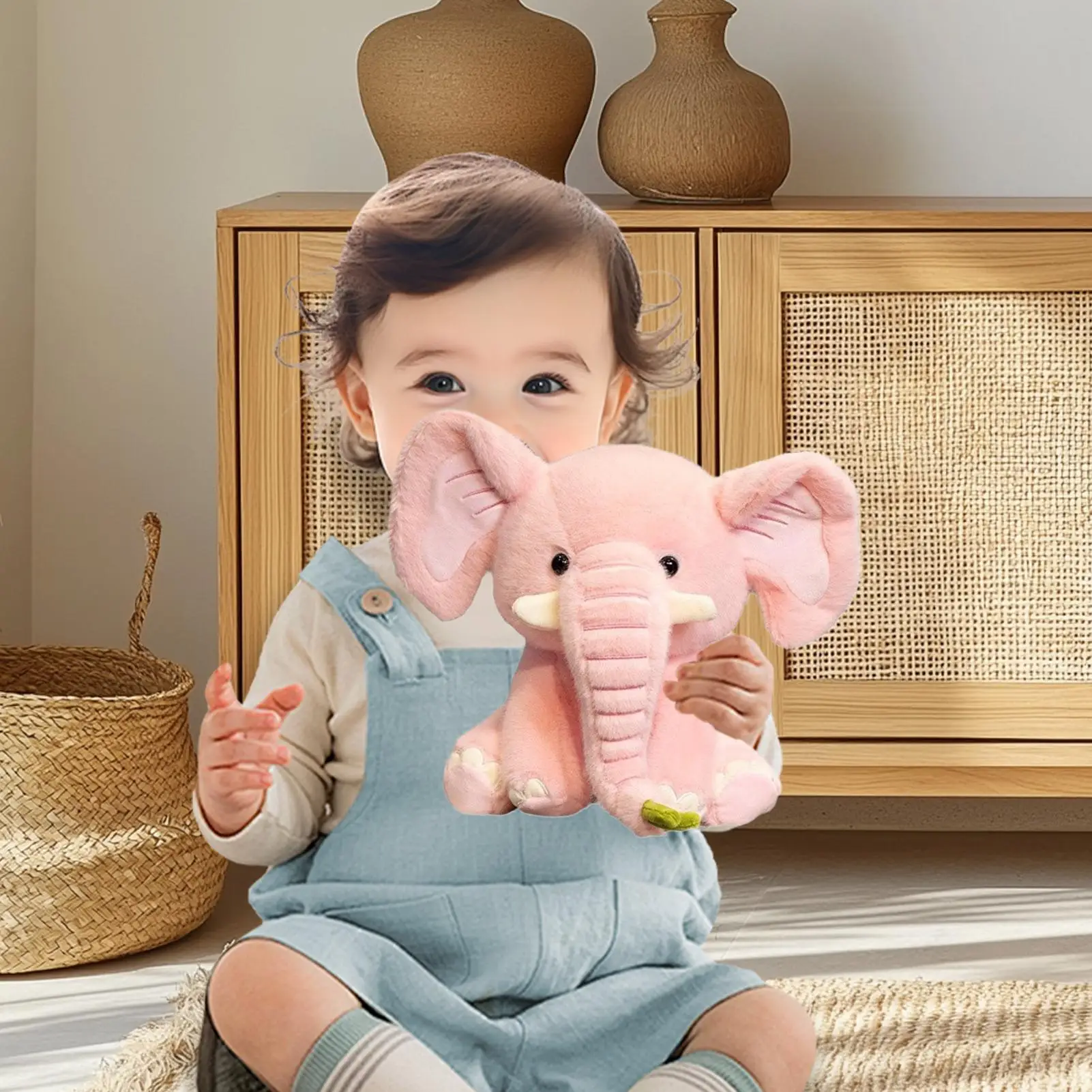 

Плюшевые вещи слона слон с большими ушками слоны плюшевые мягкие игрушки плюшевые милые 9,84 дюйма мягкие удобные для