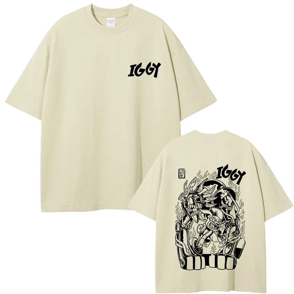 

Anime JoJo's Bizarre Adventure Golden Wind Iggy Graphic T-shirt Men Women Casual Oversized T Shirts Male Fashion Vintage Tshirt