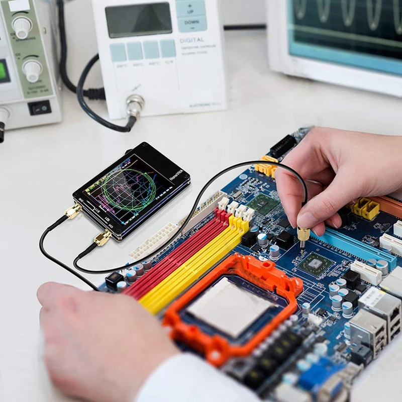 Imagem -05 - Nanovna-analisador da Antena da Rede do Vetor h Verificador do Espectro mf hf Vhf Frequência Ultraelevada Entalhe 10khz 1.5ghz 2023 Novo