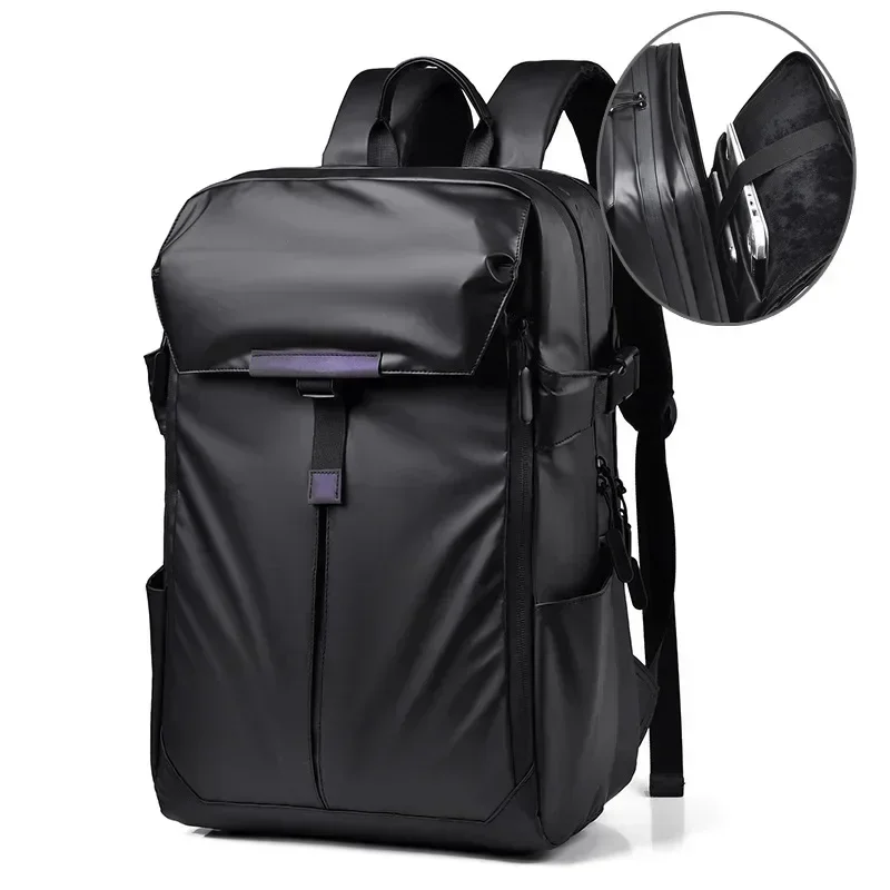 

Sports Leisure Backpack Men's Large Capacity Waterproof Backpack 15.6 Inch Computer Backpack with Stretch Expandable Pocket