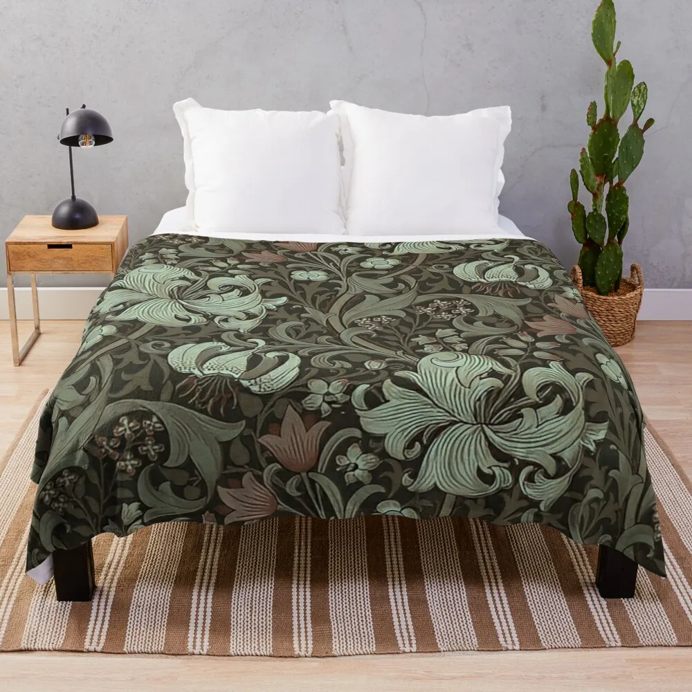 honeysucklea - William Morris Throw Blanket Soft Beds Soft Softest Bed Blankets