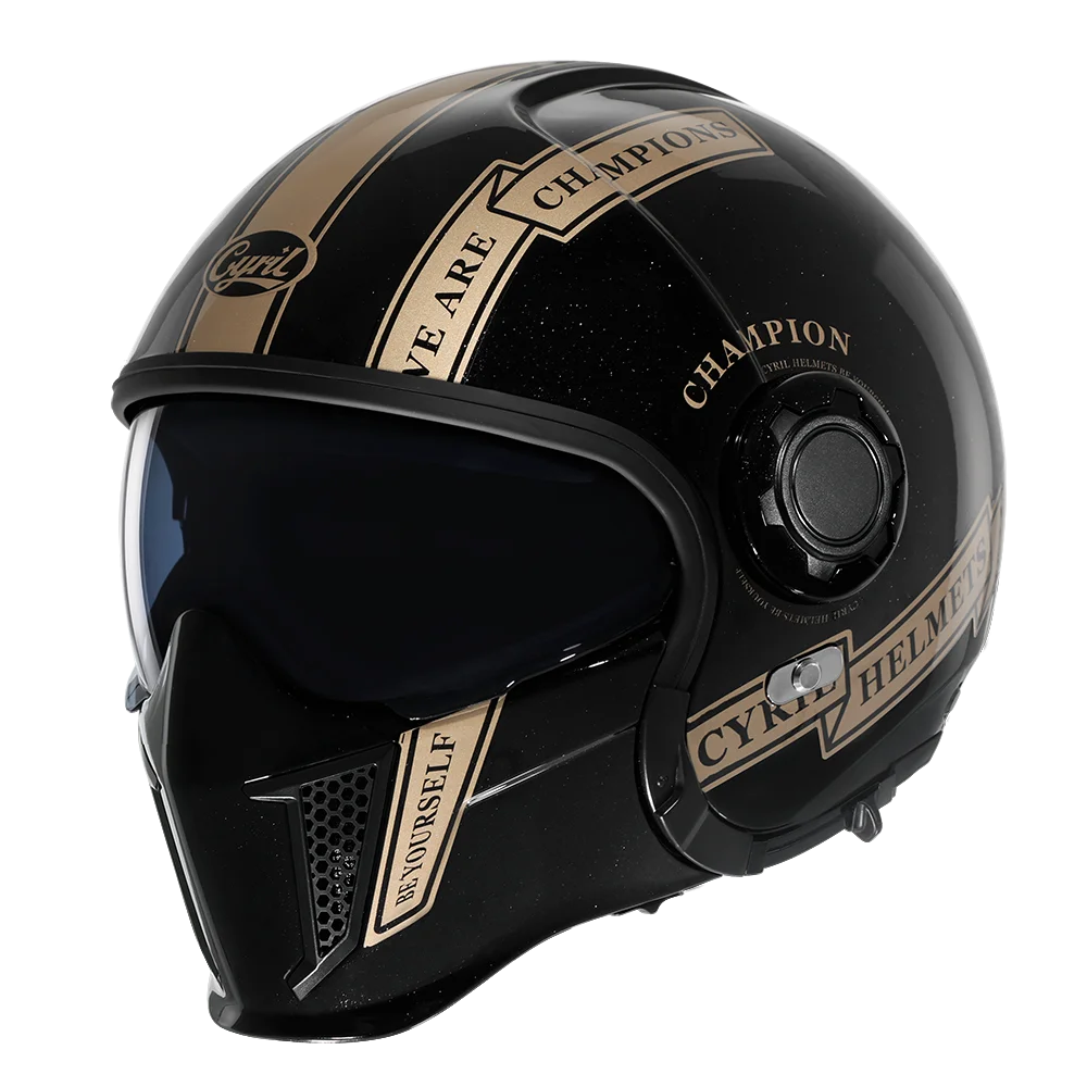 

Open Face Full Face Motorbike Helmet DOT Approved Men Women Retro Motorcycle Helmets Capacetes Cyril Casco Moto Accesorios