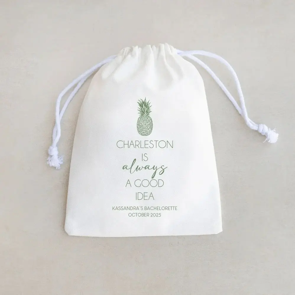 Charleston Is Always A Good Idea - Charleston Bachelorette Party - Charleston Wedding Favors - Personalized Party Bag - Charlest