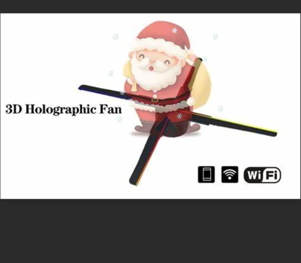 Newest 65cm 3D Holographic LED Fan Display Quality 4 Blades Advertising Equipment Suitable for levitation virtual