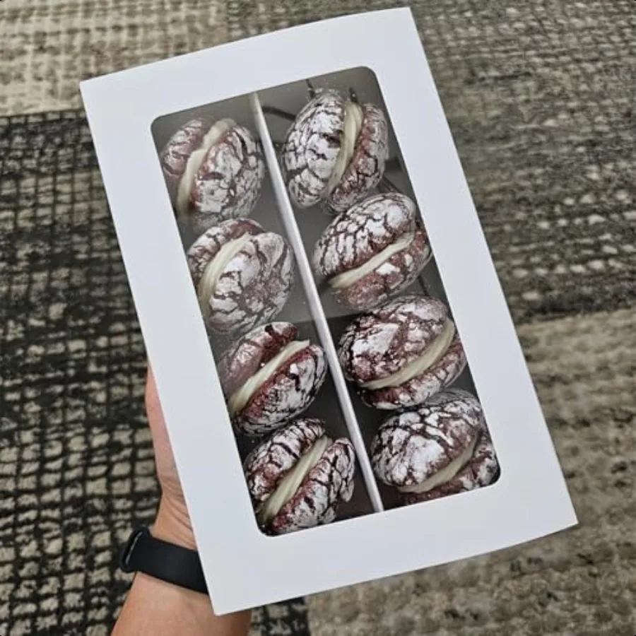 30er-Pack Aron-Boxen für 12 Aron-Geschenkverpackungsboxen mit klarem Fenster, stabile Bäckereiverpackung mit sicherem Deckel für Erdbeer-Ch