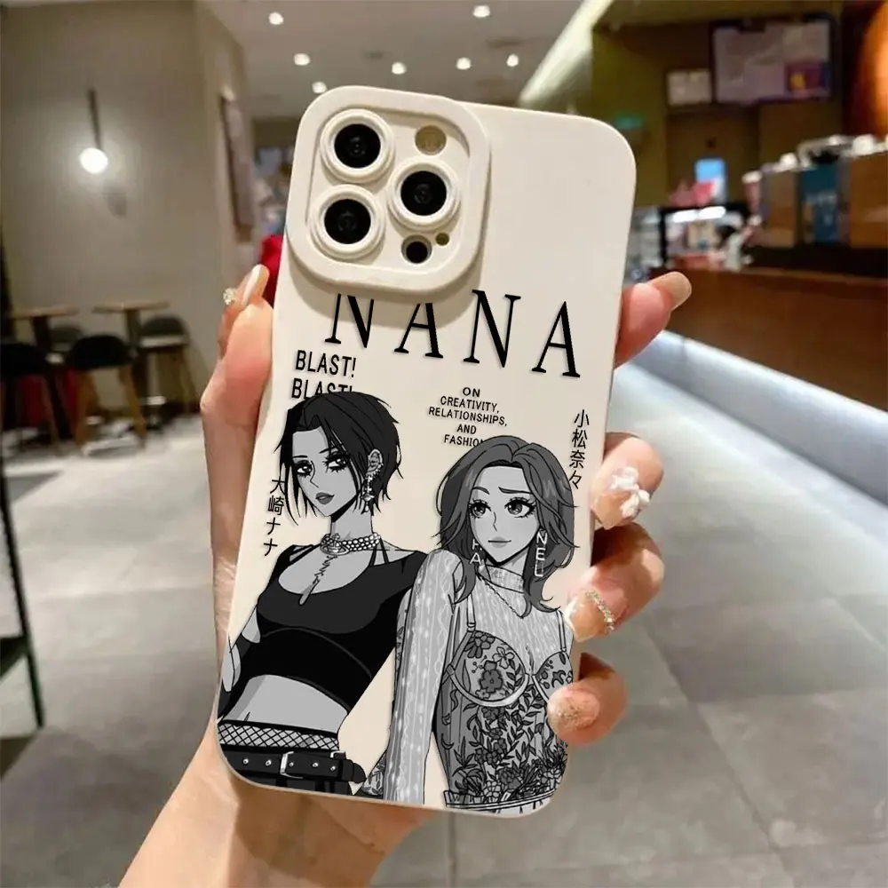 Anime Nana Osaki Line Phone Case For Samsung Galaxy A25 A56 A16 A06 A35 A05s A15 A34 A24 A05 A13 A73 A53 A23 A03 A13 4G 5G Cover