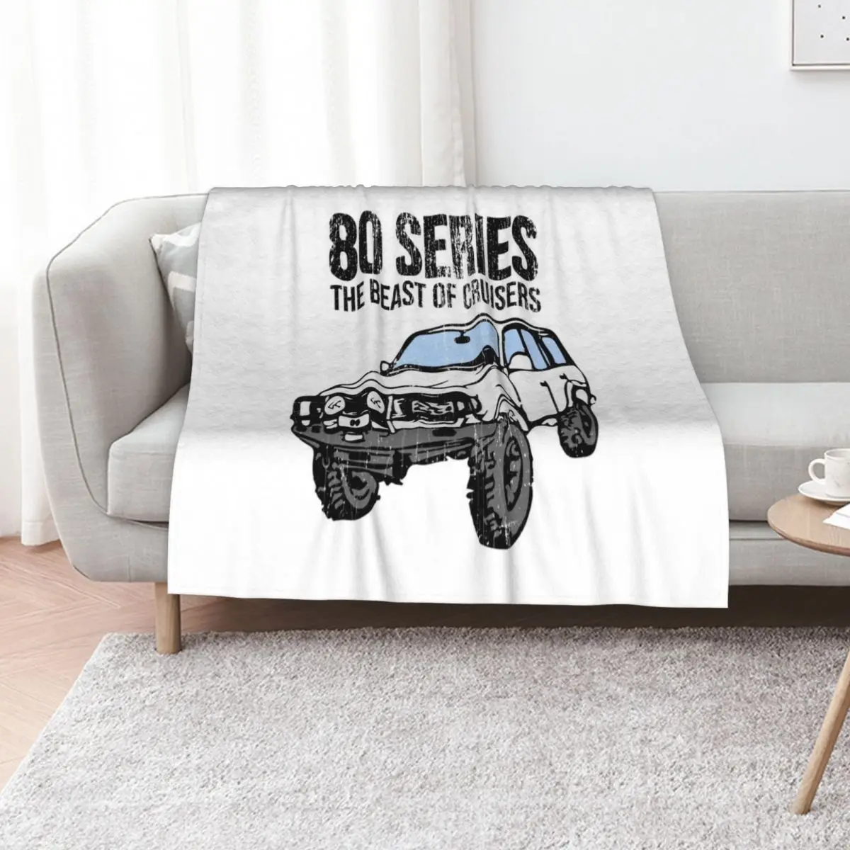 80 series the beast of landcruisers Throw Blanket Sofa Quilt Decorative Sofa Tourist Sofas Decorative Sofas Plaid Blankets